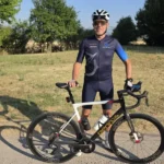 Albert Bosch, equipado para cruzar Europa de punta a punta.