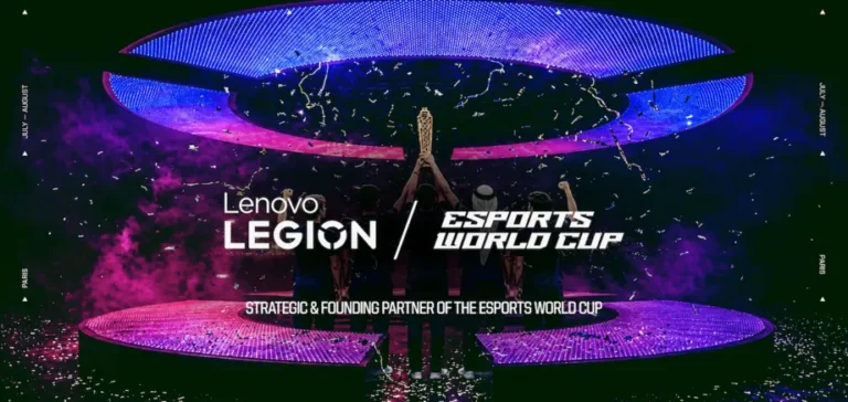 Lenovo equipará a más de 2.000 jugadores en Esports World Cup 2026 en París