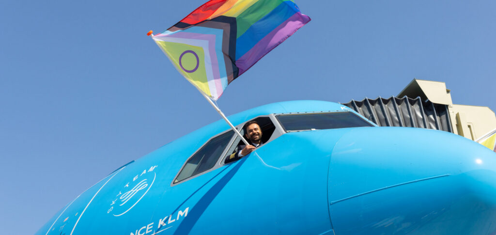 KLM da vida a su asociación con el WorldPride Ámsterdam 2026