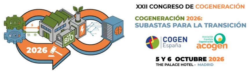 Subastas de 1.200 MW para modernizar la cogeneración impulsan inversión sostenible en España