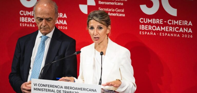 Yolanda Díaz anuncia el Compromiso Iberoamericano por la Economía Social y Solidaria (2026-2030) / Fuente: Ministerio de Trabajo y Economía Social