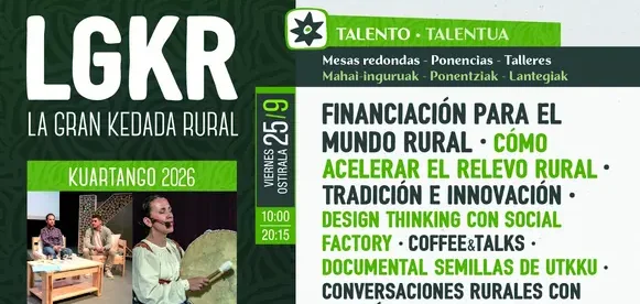 La Gran Kedada Rural impulsa el relevo generacional en el medio rural con 40 actividades en Kuartango