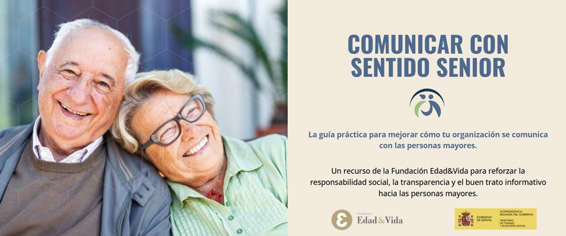 Guía “Comunicar con Sentido Sénior”, iniciativa de Fundación Edad&Vida