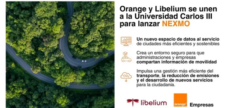 NEXMO impulsa la movilidad sostenible y la eficiencia urbana con datos seguros, liderado por Orange y UC3M