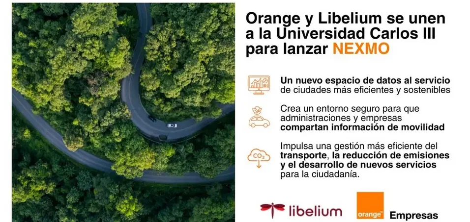 NEXMO impulsa la movilidad sostenible y la eficiencia urbana con datos seguros, liderado por Orange y UC3M