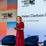Helen Clarkson, CEO de Climate Group, este martes en la Climate Week NYC 2026