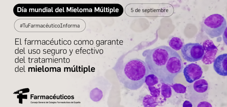 Día Mundial del Mieloma Múltiple - Consejo General de Colegios de Farmacéuticos