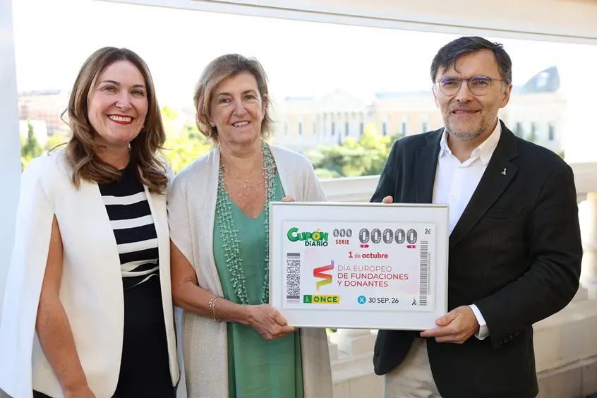 La filantropía europea gana visibilidad con el cupón dedicado por la ONCE