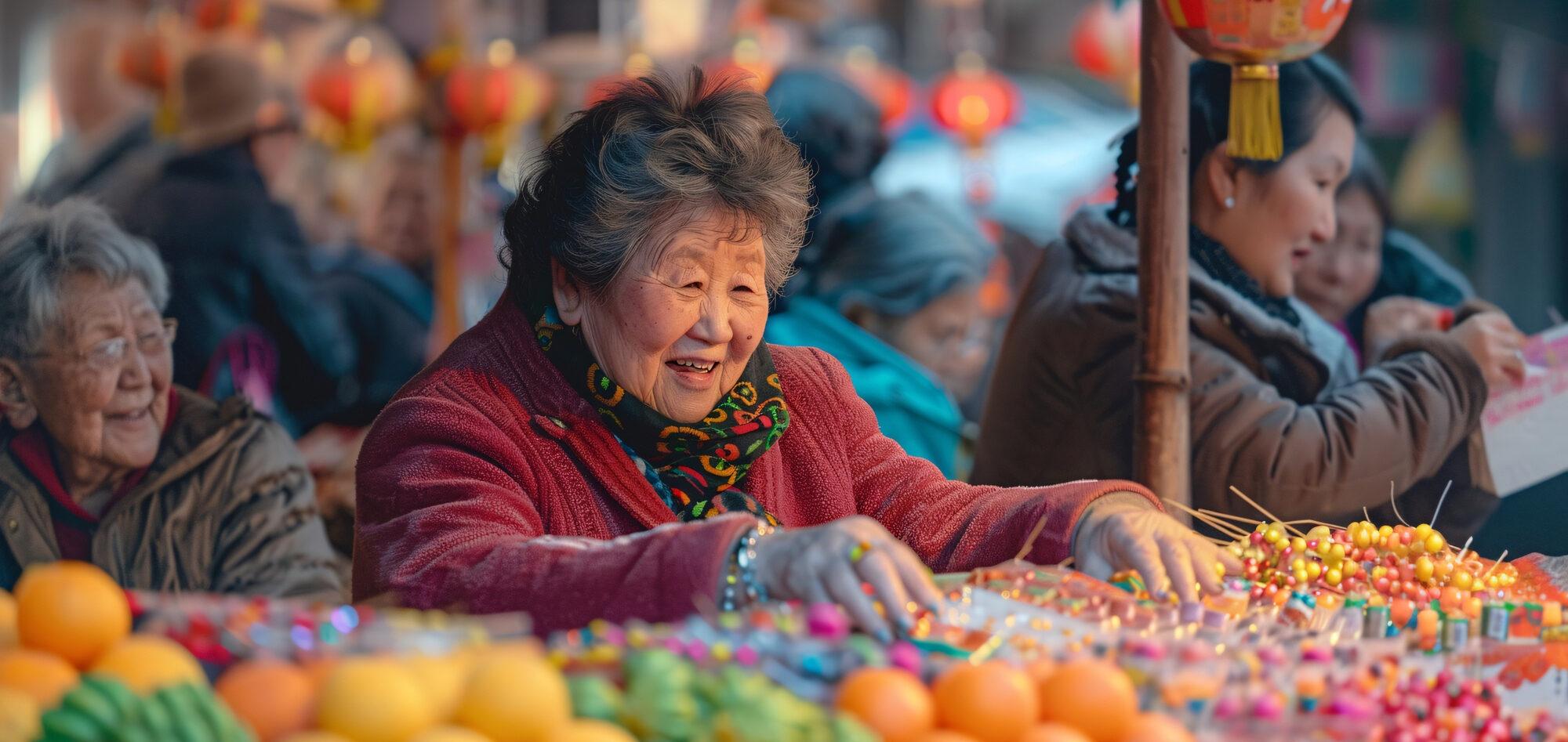 Persona mayor haciendo la compra en Japón - Imagen de Stock (Magnific.com)