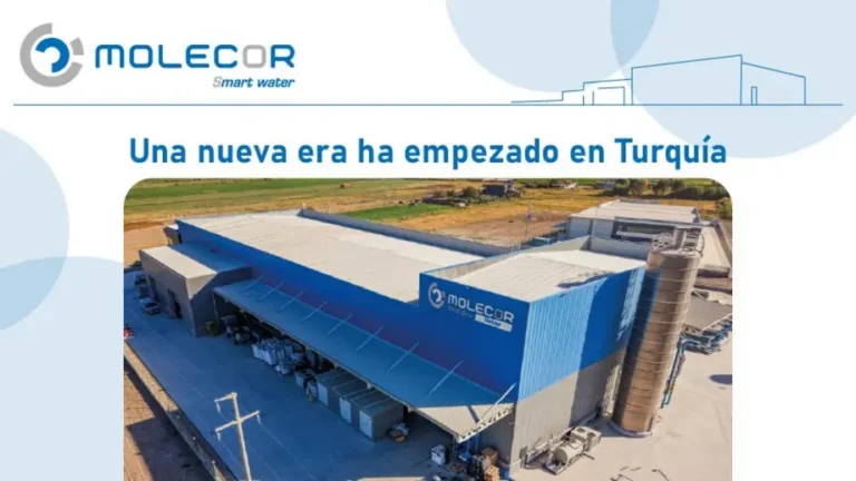 La nueva planta de Molecor en Turquía acerca la producción de soluciones para transportar agua a presión
