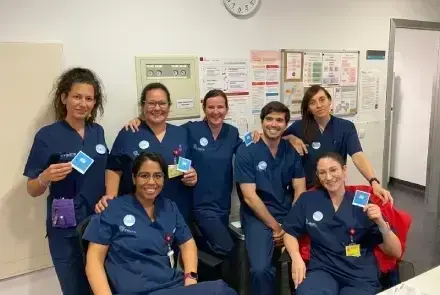 _Equipo Enfermería en un hospital Ribera